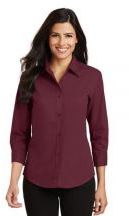 Port Authority® Ladies 3/4-Sleeve Easy Care Shirt